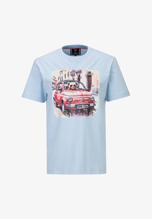19V69 Italia, RAFAEL BEAR - T-shirt print - light blue