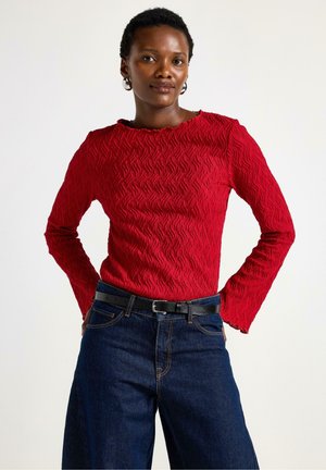 LONG-SLEEVED  - Långärmad tröja - dark red