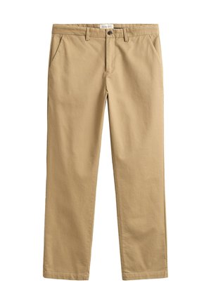 GANT, REGULAR FIT SMART - Pantalones - dark khaki