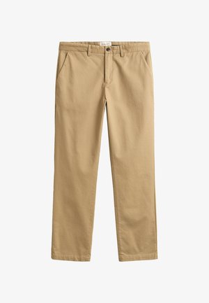 GANT, REGULAR FIT SMART - Stoffhose - dark khaki