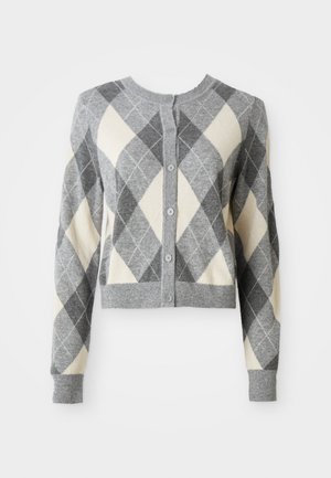 PETIT CARDI ARGYLE - Cardigan - gris