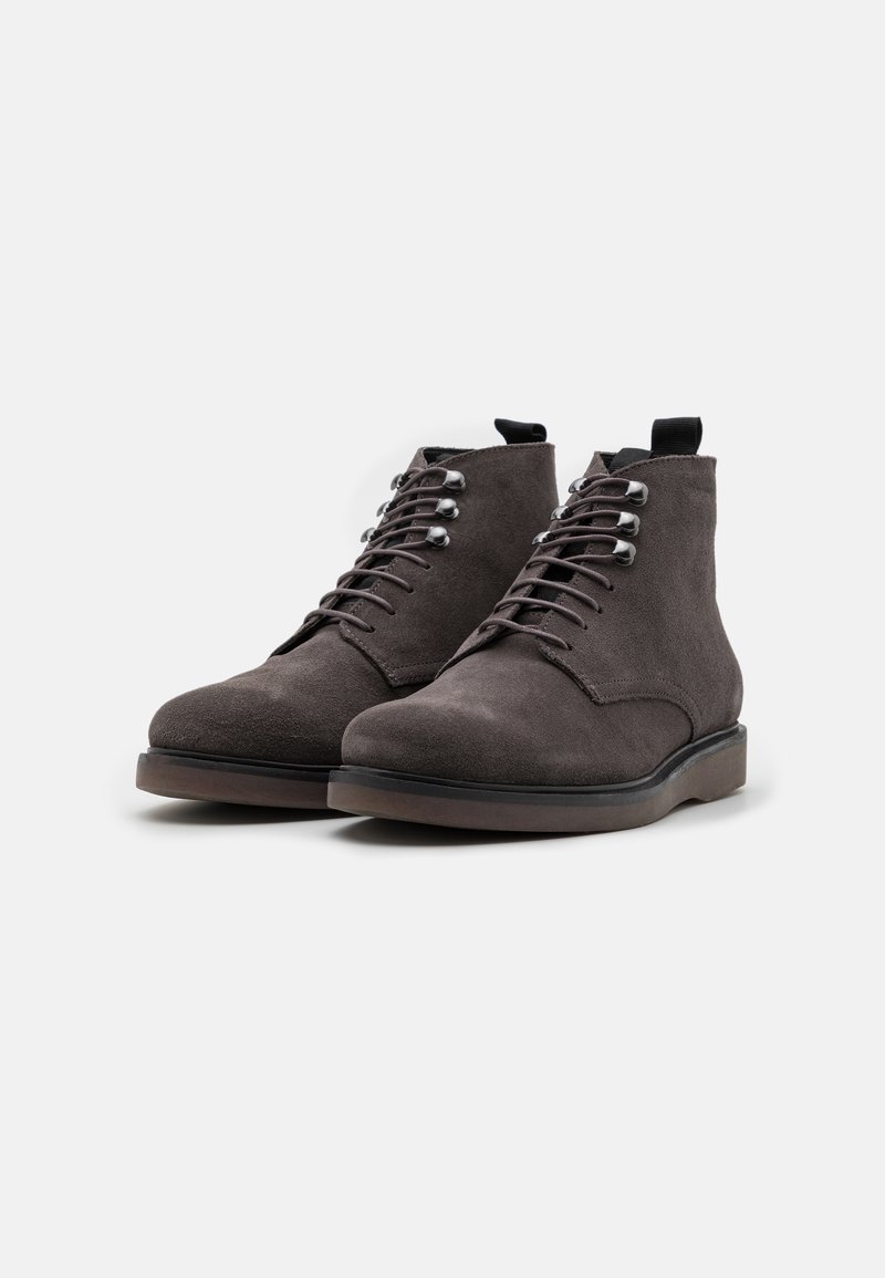 Herren Schnürboots | Hudson London BATTLE Schnürstiefelette grey/grau - TR08908 Herren Schnürboots | Hudson London BATTLE Schnürstiefelette grey/grau - TR08908