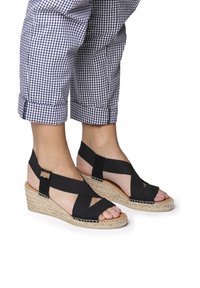 Toni Pons TINA - Platåsandaletter - black