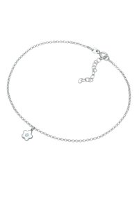 Elli SPARKLING FLOWER CHARM - MIT KRISTALLEN VON SWAROVSKI® - Ankelkæder - silberfarben