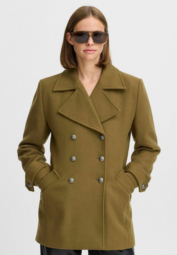 BYCALINE - Short coat - military olive