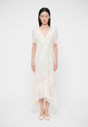 ANAIS SEQUIN FRILL ANKLE GOWN - Îmbrăcăminte de ocazie - cream