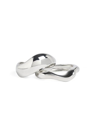 NA-KD 2-PACK BANGLE BRACELET - Rokassprādze - silver