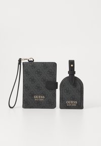 Guess - ORLINA PASSPORT CASE SET - Port pașaport - dark grey Imagine miniatură 1