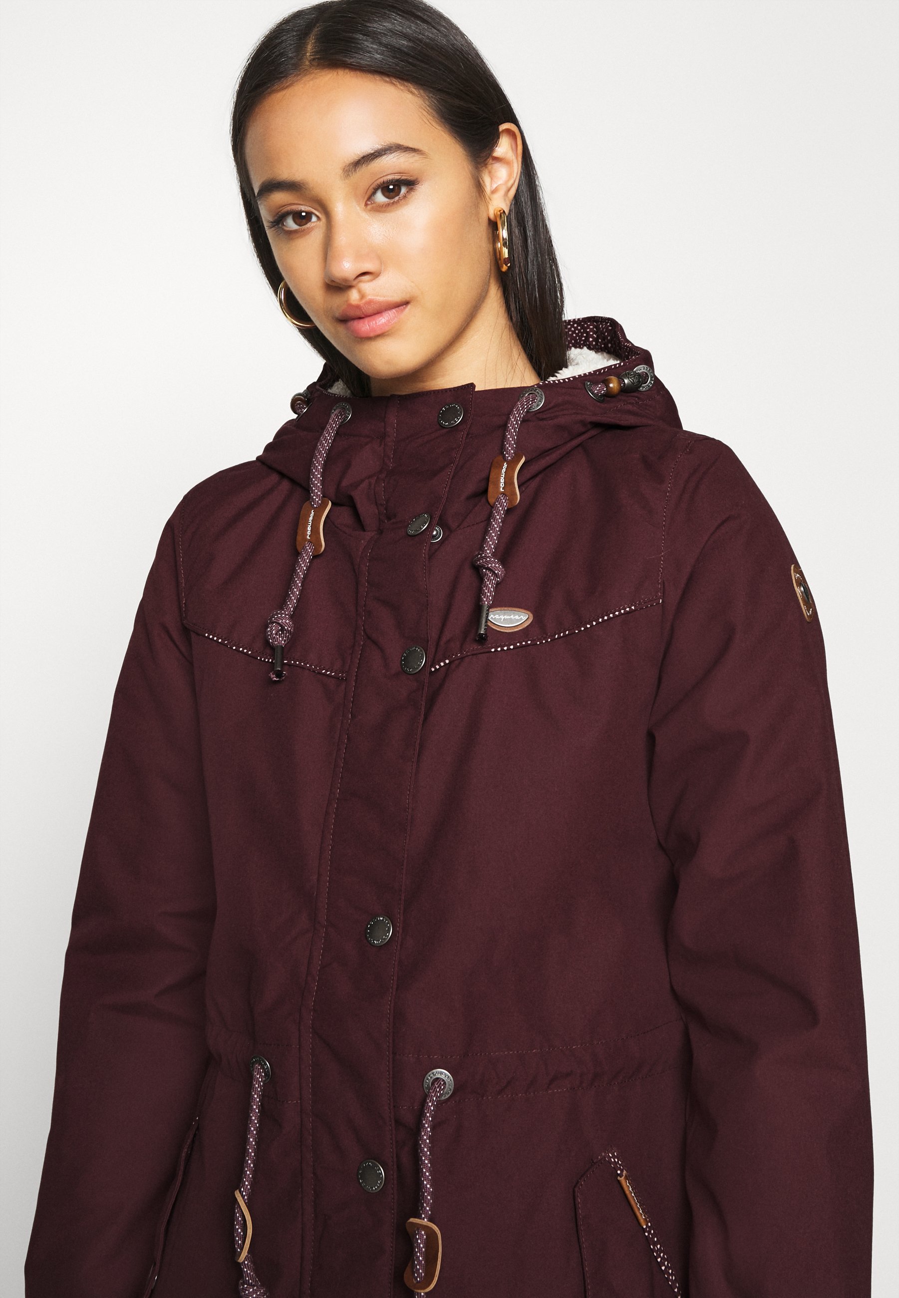 Ragwear CANNY - Winter coat - wine red 