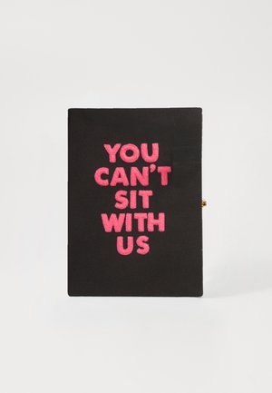 BOOK YOU CAN'T SIT WITH US STRAPPED - Clutch - black