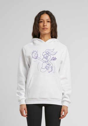 Merchcode LOLA BUNNY FLUFFY - Hoodie - white