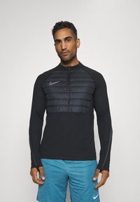 Nike Performance TOP - Maglietta a manica lunga - black/anthracite/reflective silver