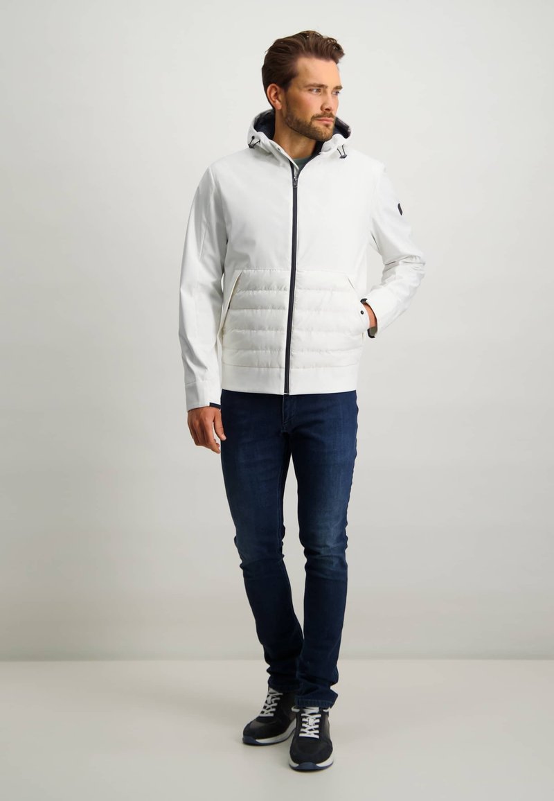 Herren Trenchcoats | State of Art Kurzmantel off-white plain/offwhite - JI70747 Herren Trenchcoats | State of Art Kurzmantel off-white plain/offwhite - JI70747