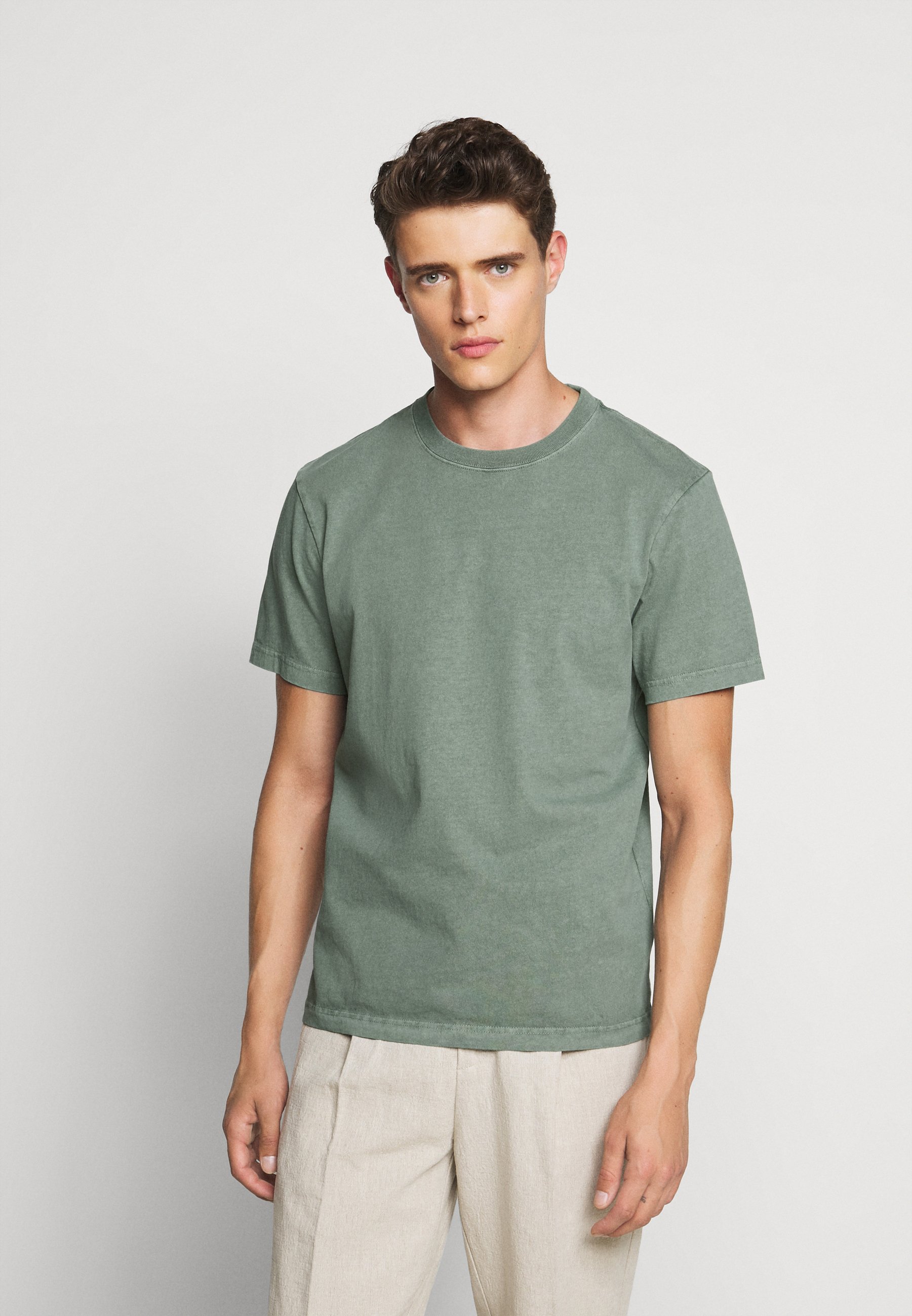 J Crew Heritage Tee T Shirt Basic Baywood Green Grun Zalando De