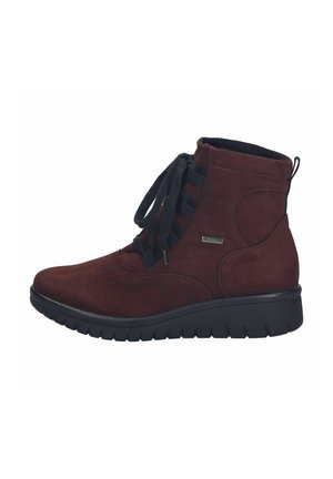CALAIS - Wedge Ankle Boots - bordeaux