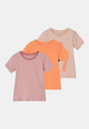 NMFVIMIA 3 PACK - T-shirt imprimé - peach whip