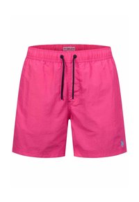 Badeshorts - fuchsia hellblau