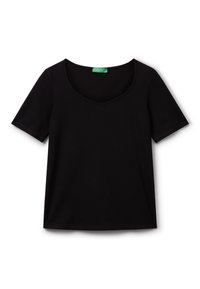 United Colors of Benetton SLIM FIT - T-Shirt basic - black