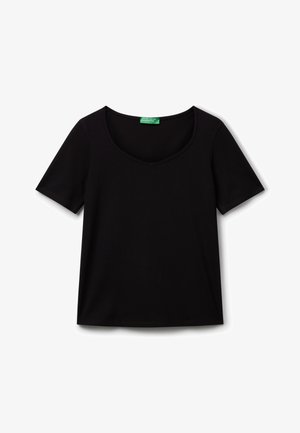 United Colors of Benetton SLIM FIT - T-Shirt basic - black