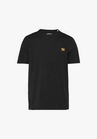 Selected, schwarz logo klein gold