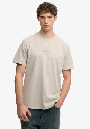 MICRO LOGO - T-shirts basic - vapor grey