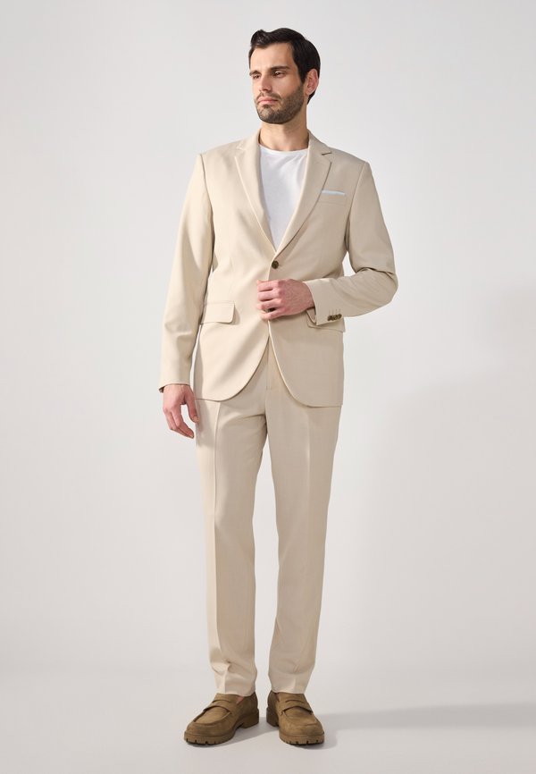 MELANGE BASIC SUIT - Suit - light beige melange3
