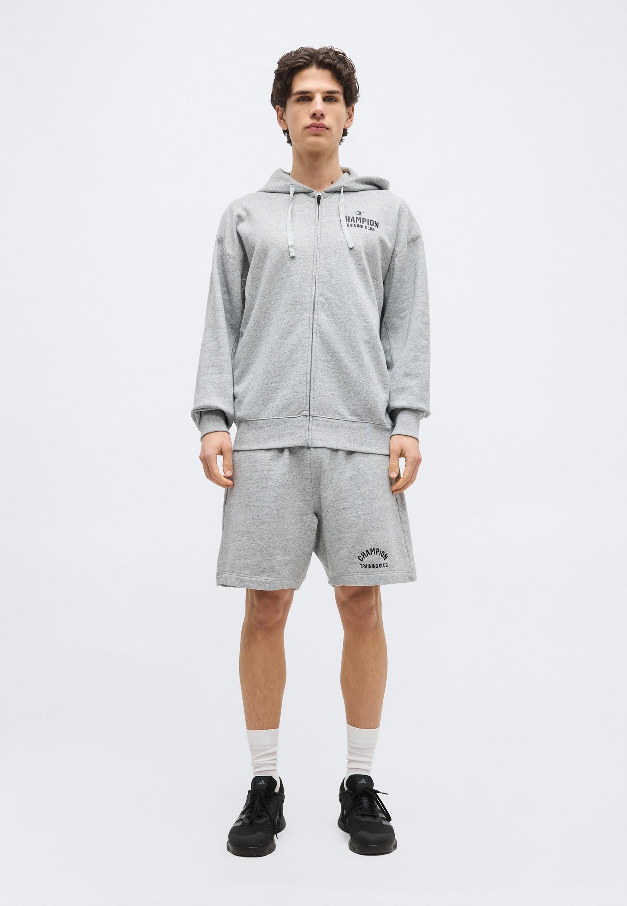 RING SIDE RELAX FIT FULL ZIP HOODIE