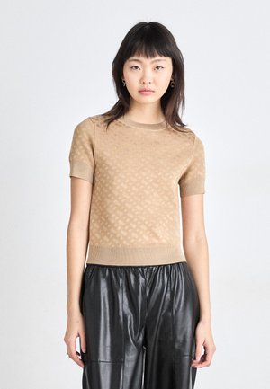 FORKENA - T-shirts med print - medium beige