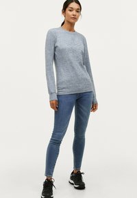 Áhkká FUNKTION - Langærmet T-shirt - graublau