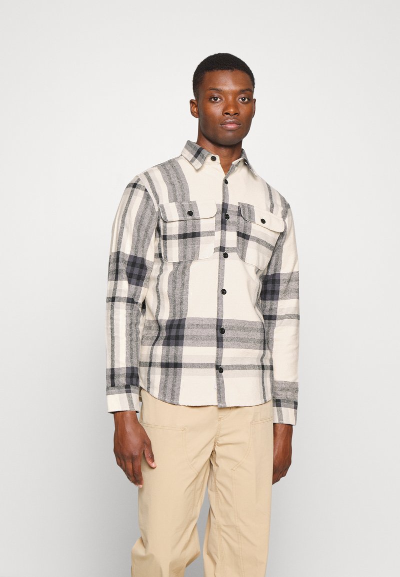 Jack & Jones PREMIUM JPRBLUDARREN OVERSHIRT - Jas - off-white/black
