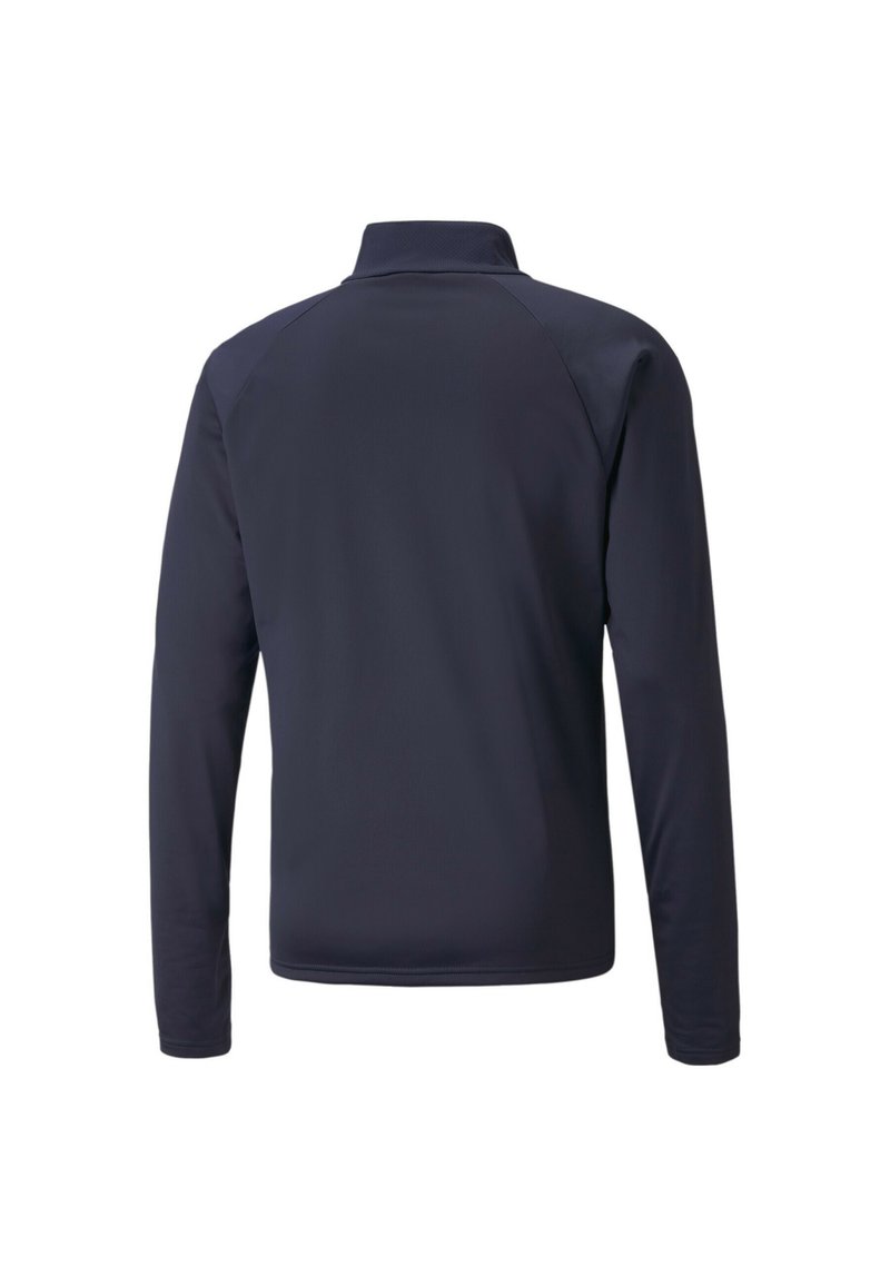 Puma TEAMLIGA ZIP - Top s dlouhým rukávem - peacoat/white