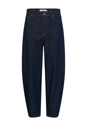 InWear, KARFINAIW L BARREL PANT - Wide Leg - dark blue denim