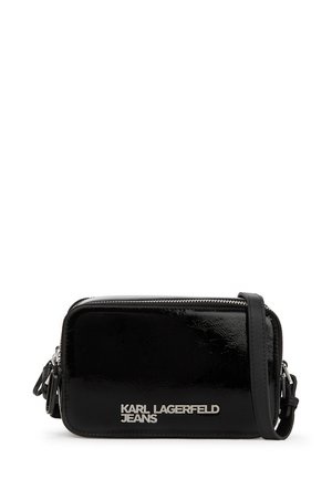 LOGO SHINY - Borsa a tracolla - black