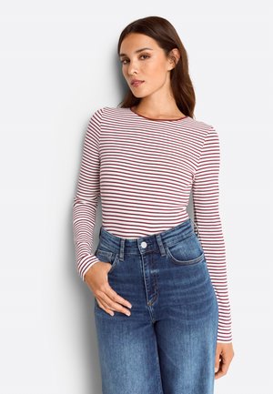 Rich & Royal MIT CREW-NECK - Langarmshirt - ruby red