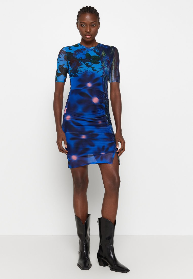 Desigual Jerseyjurk koningsblauw