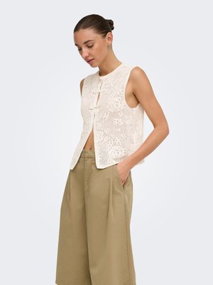 JDY, STRICKJACKE JDYCHRISTA STRICKJACKE - Strickjacke - egret