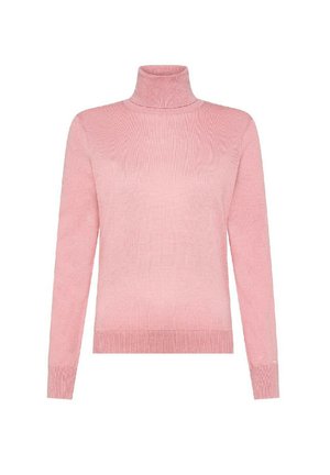TURTLE NECK BASIC - Maglione - rosa scuro