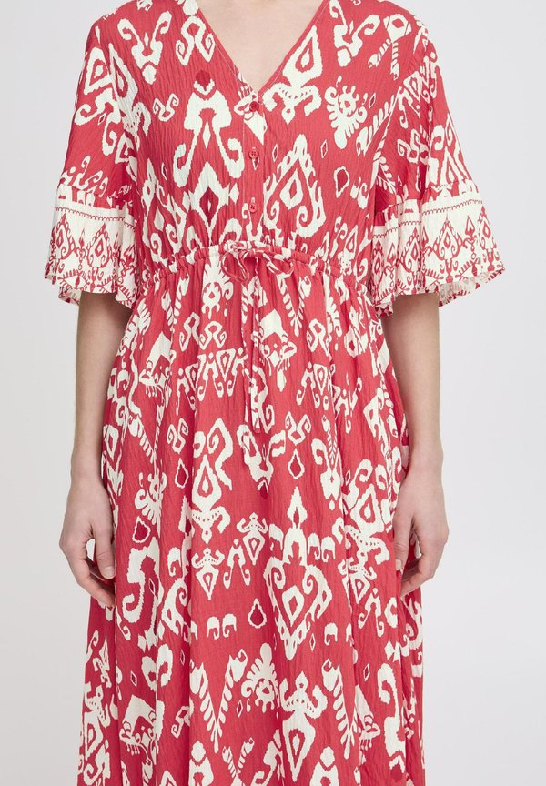 JASMINA - Maxi dress - flame scarlett eth mix2