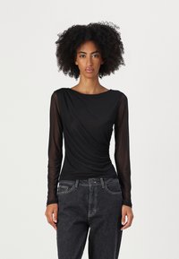 MSCH Copenhagen AMADINE ILLENORA - Langærmet T-shirt - black