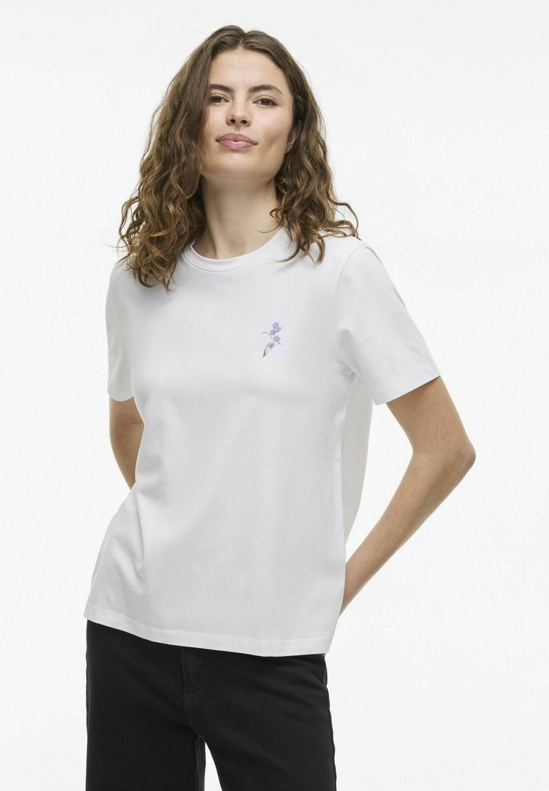 VILA VINORA  - T-shirts basic - bright white