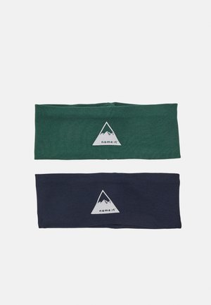 NMNMAXI HEADBAND UNISEX 2 PACK - Cache-oreilles - dark sapphire/trekking green