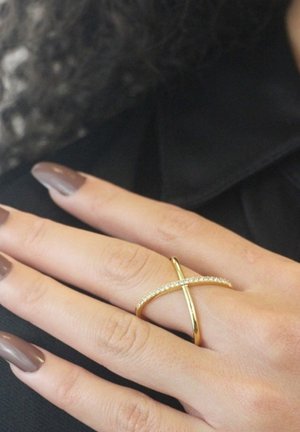 MYC Paris X DUO - Bague - doré  cristal