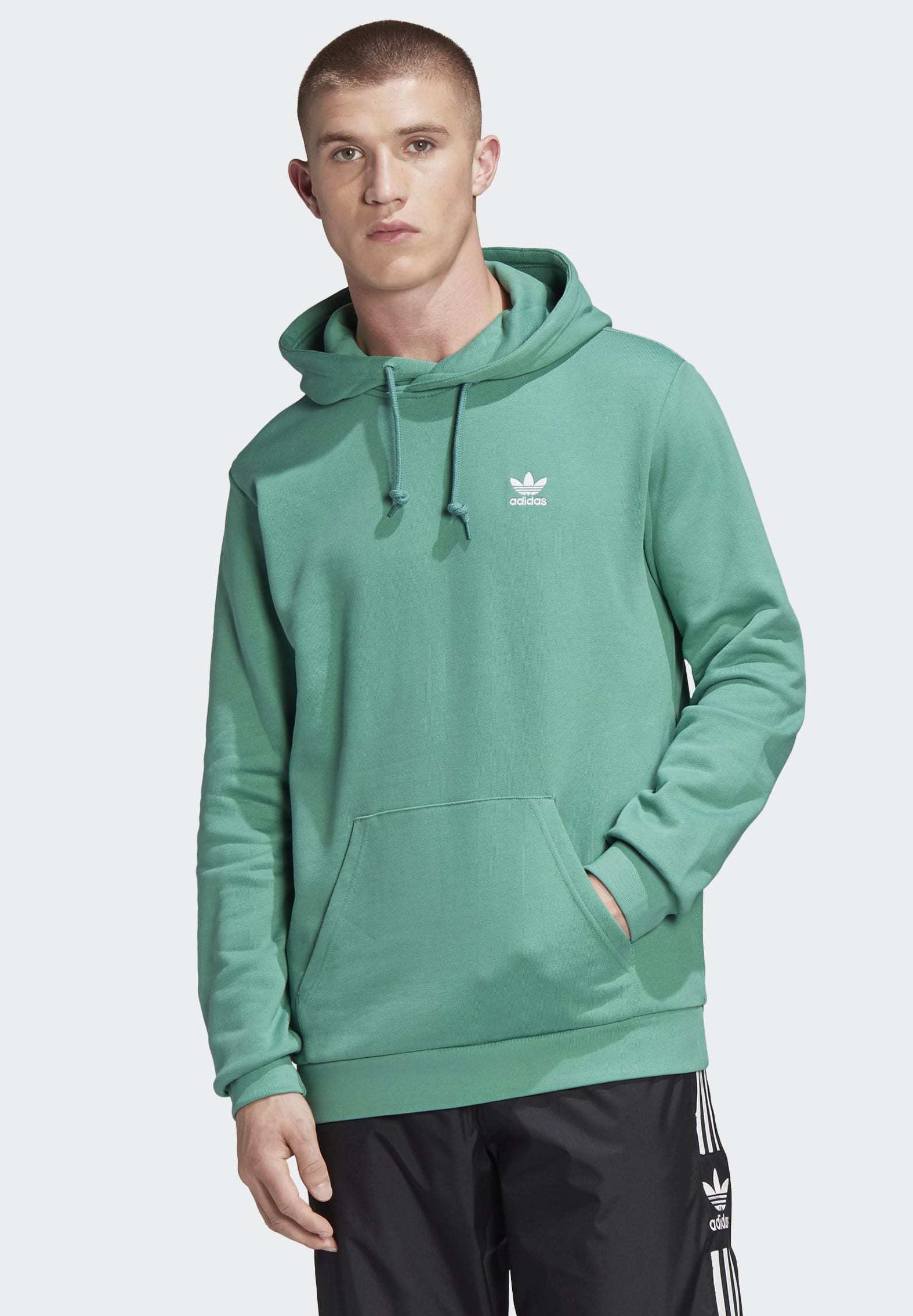 adidas Originals TREFOIL ESSENTIALS HOODIE Kapuzenpullover adidas Originals Herren Trefoil Essentials Hoodie Weiß