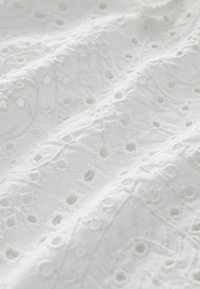 Next SHORT SLEEVE BRODERIE TIE FRONT - Bluse - white
