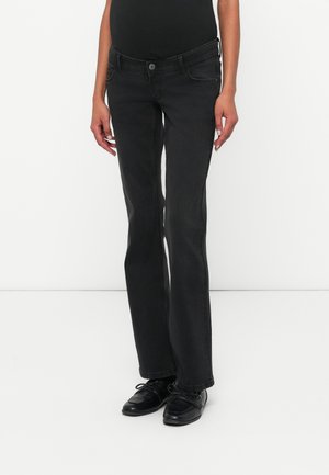 MLKAIRO FLARED JEANS - Zvonové džínsy - black denim