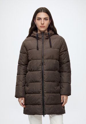 ONLY, ONLCLAIR PUFFER HOOD COAT CC OTW - Зимно палто - chocolate brown