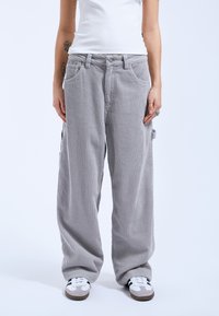 Dr.Denim WORKER - Trousers - light grey cord