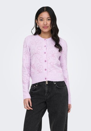ONLY STRICKJACKE ONLSOLA STRICKJACKE - Kardigán - pale lilac