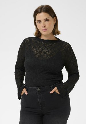 NYAH  - Top s dlhým rukávom - black deep