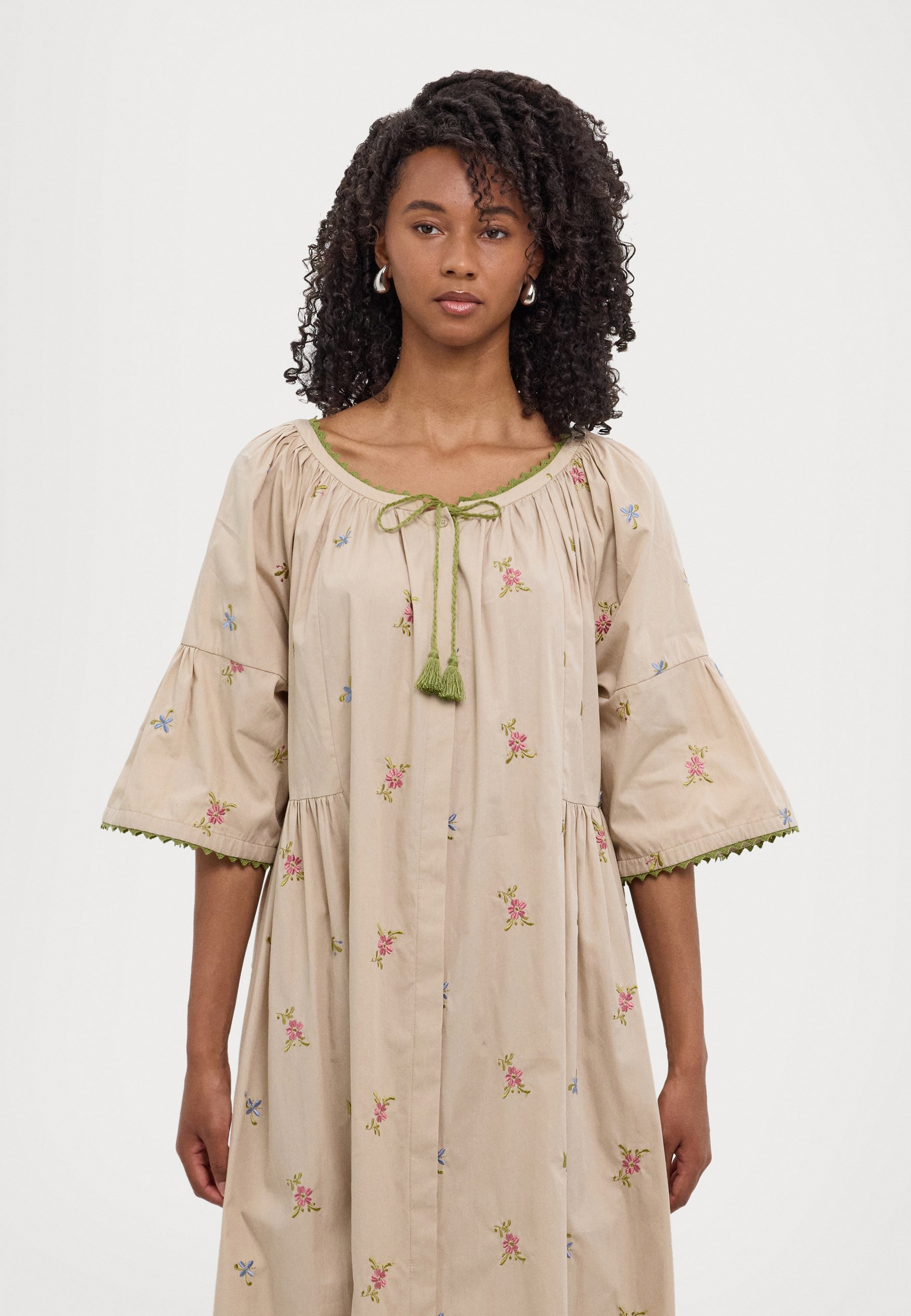 WEEKEND MaxMara TASO - Day dress - sabbia/off-white WEEKEND MaxMara TASO - Day dress - sabbia/off-white